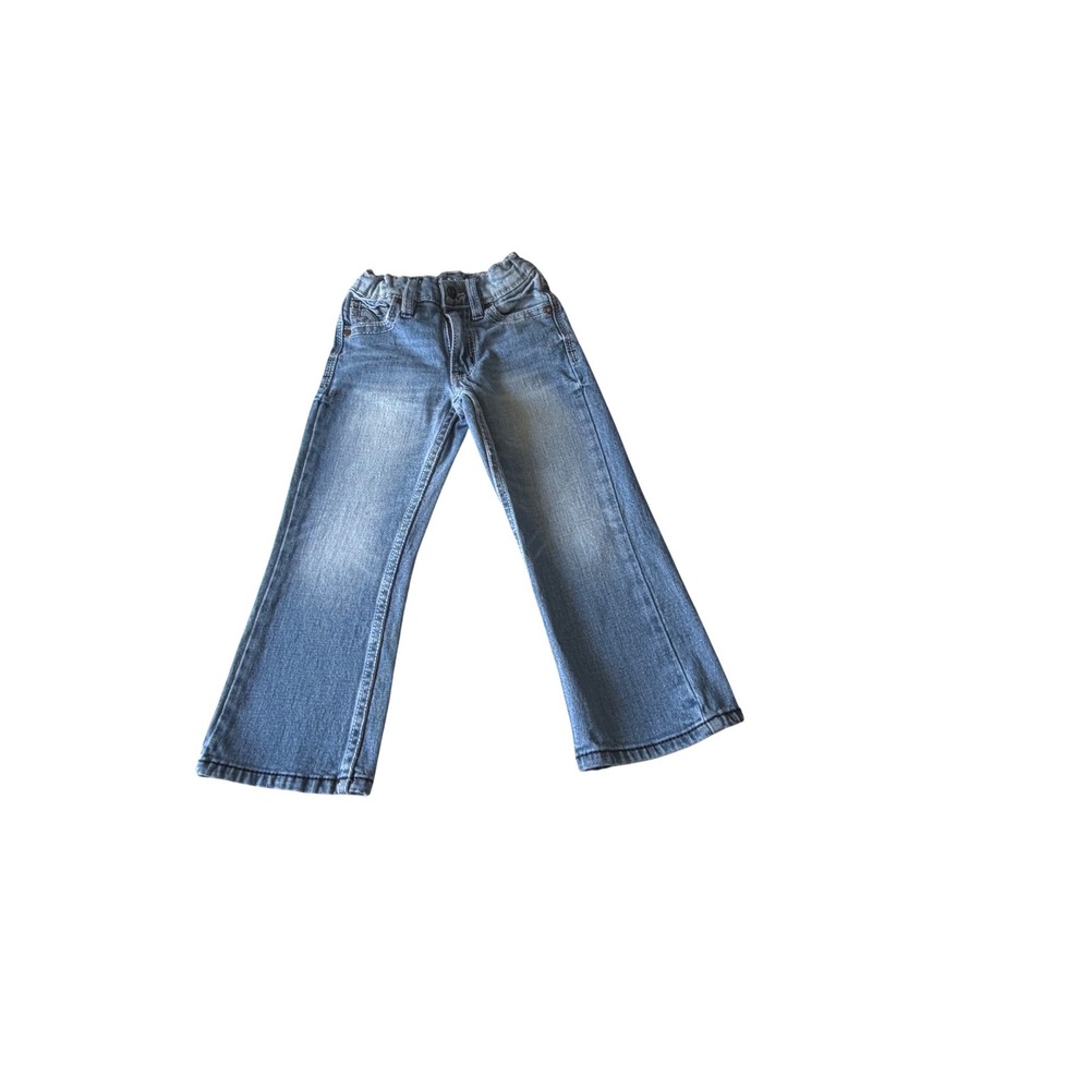 Cody James Boys Medium Wash Western Denim Jeans Adjustable Waist Size 5